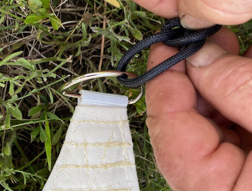 BackYardHive Beehive Sun Shade Sail tie