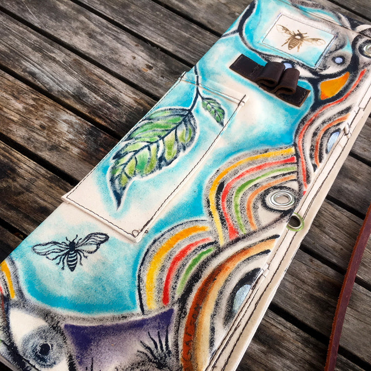 Bee Guardian Hive Tool quiver colored canvas