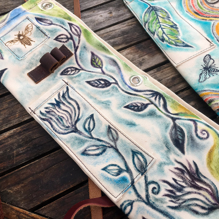 Bee Guardian Hive Tool quiver colored canvas