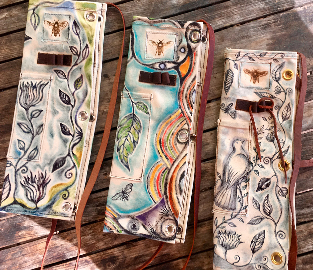 Bee Guardian Hive Tool quiver colored canvas