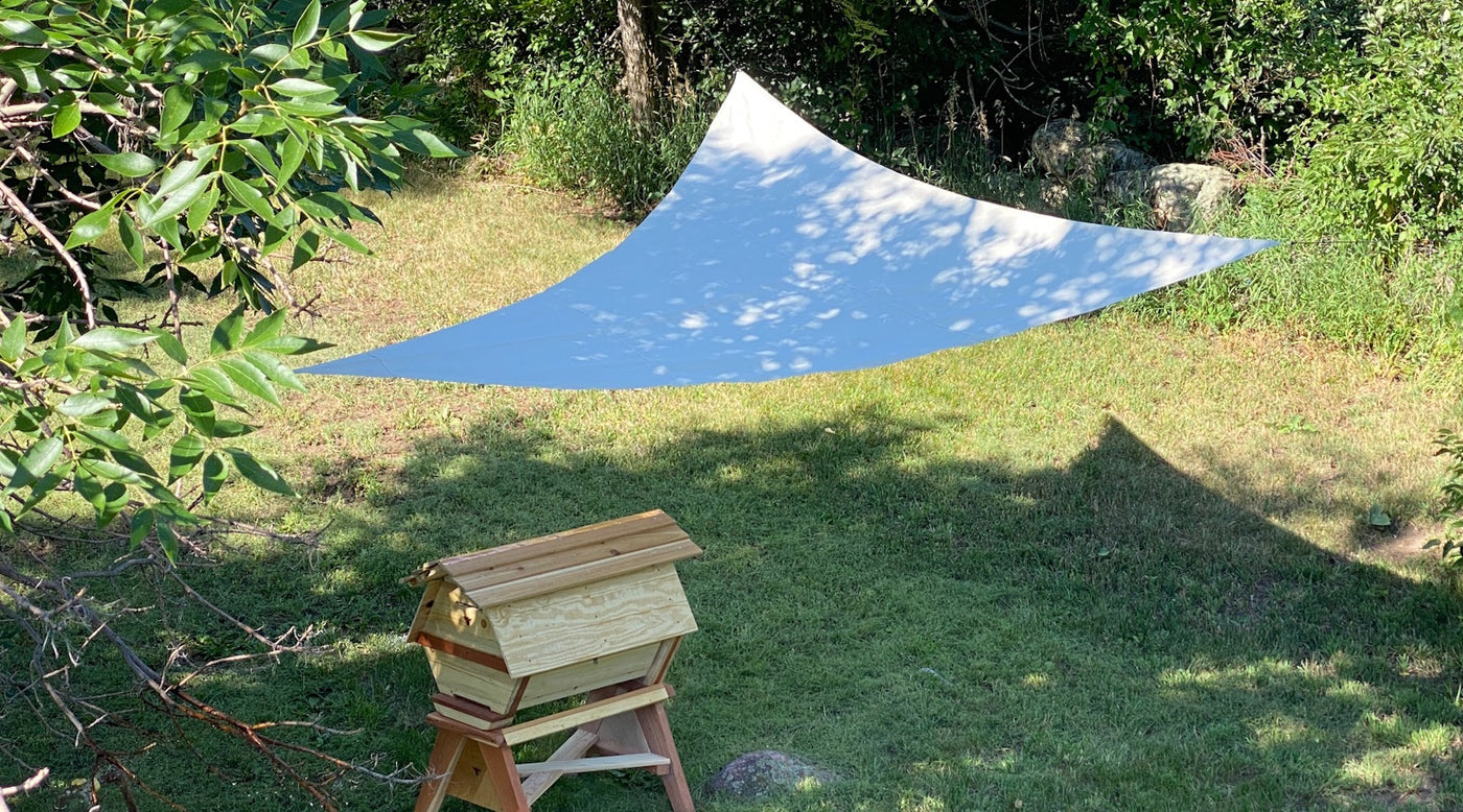 BackYardHive Bee Hive Sun Shade Sail