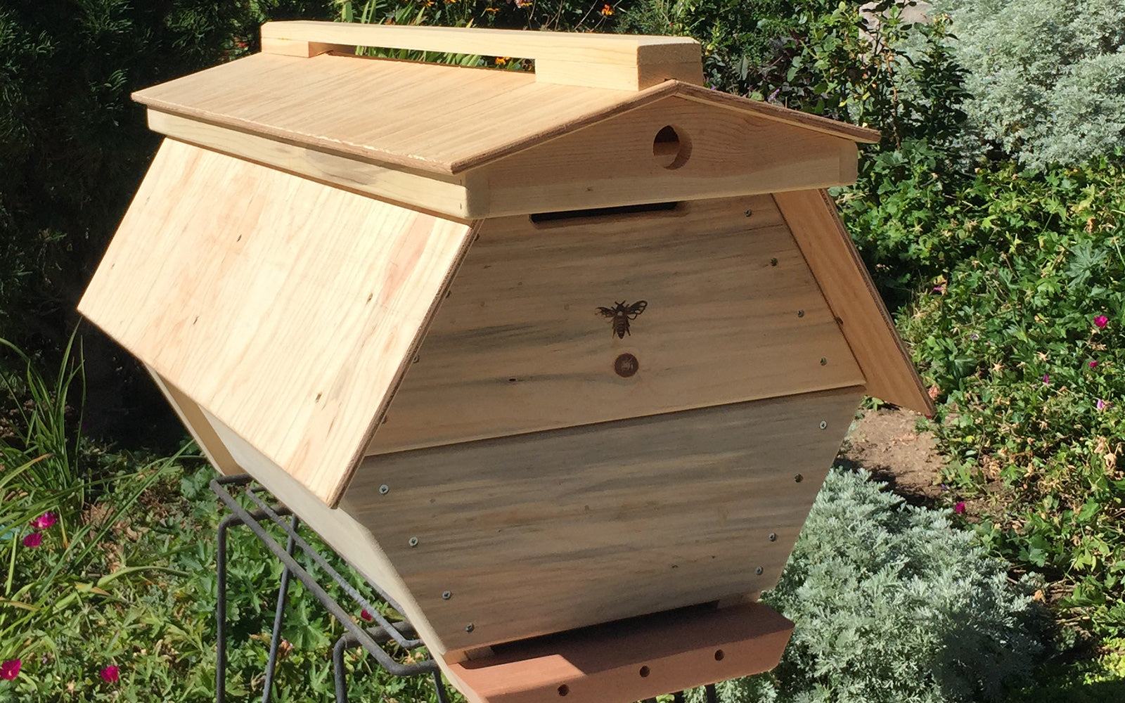 The Cathedral Hive fully assembled bee hive