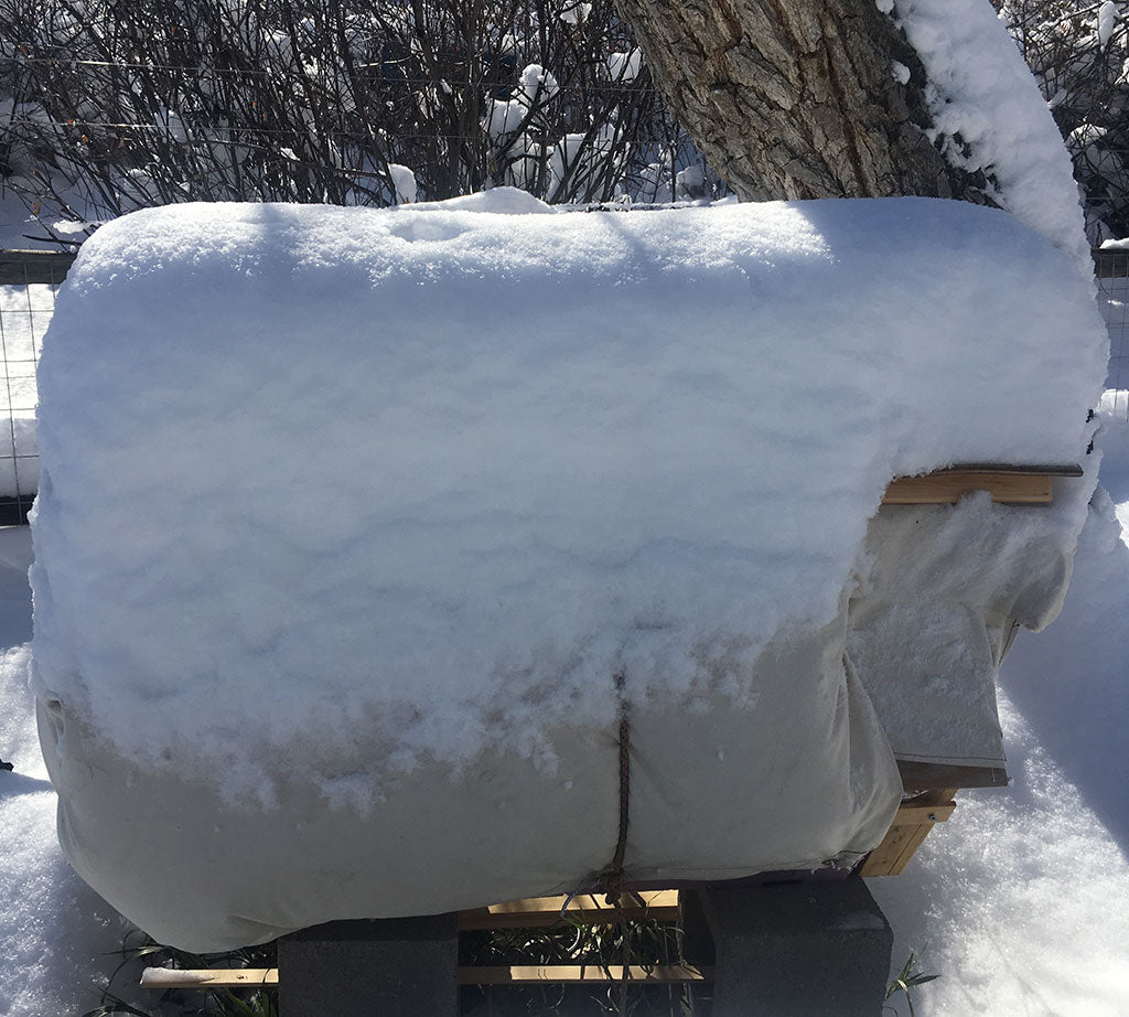 Cozy Cover Cathedral Hive side view