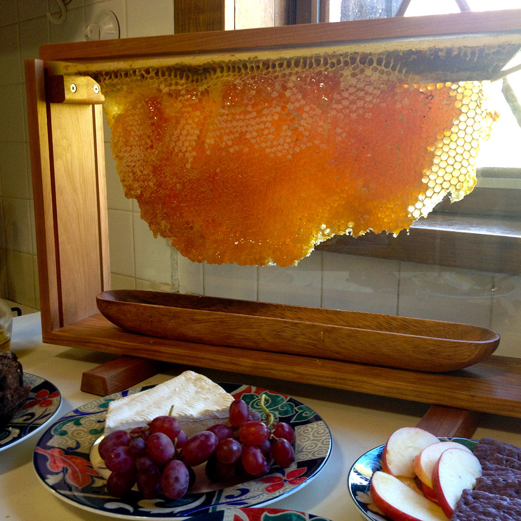 Glass_Honey_Comb_Holder_Serving_Tray_Buffet_2