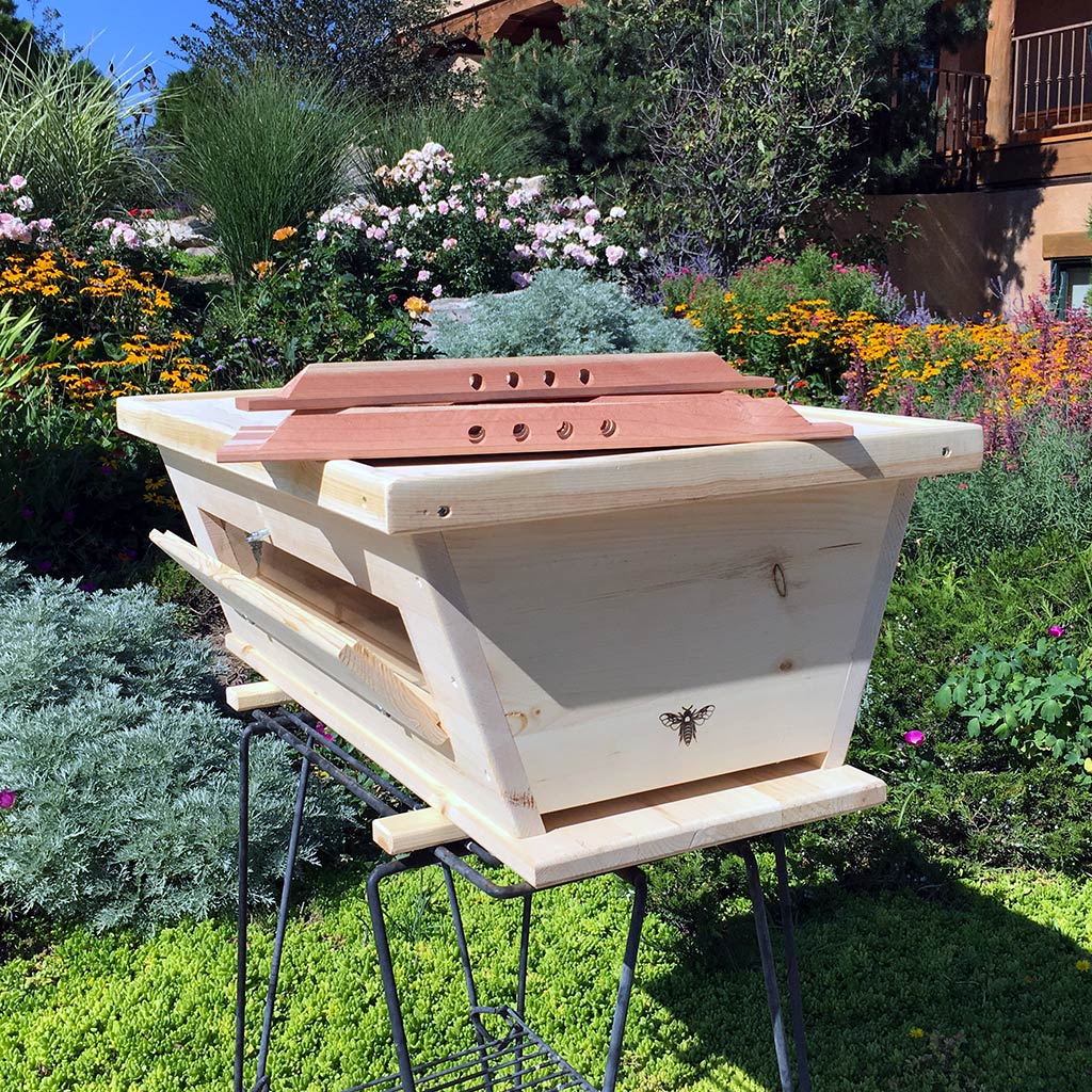 The Golden Mean ratio top bar hive with Passage Bars